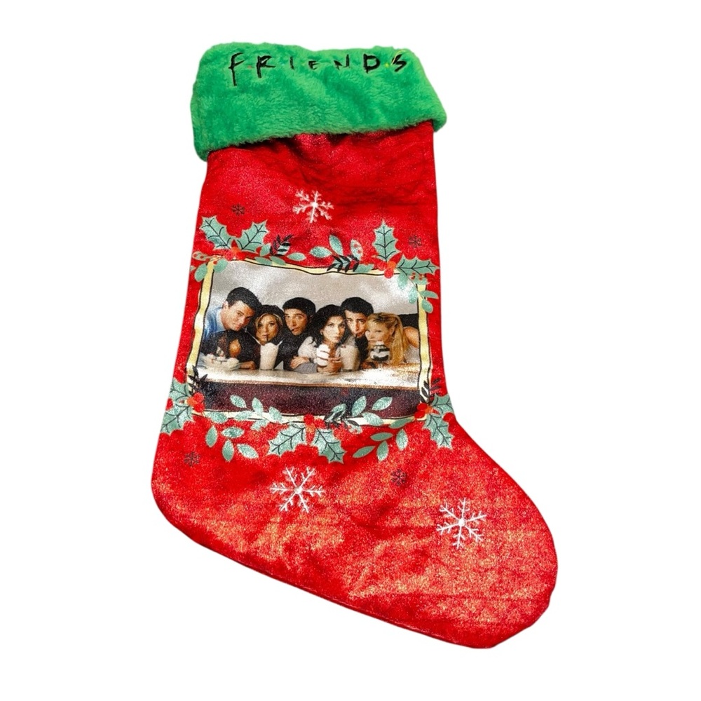 Friends tv show vintage retro Christmas stocking